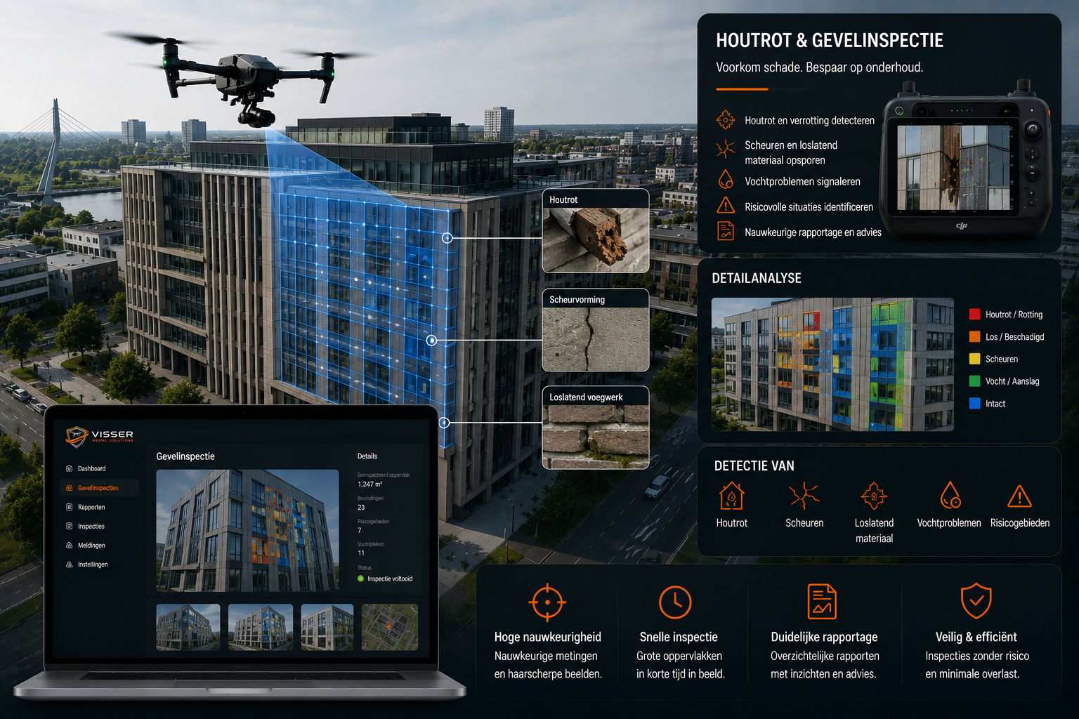 Drone-inspectie analyse overzicht
